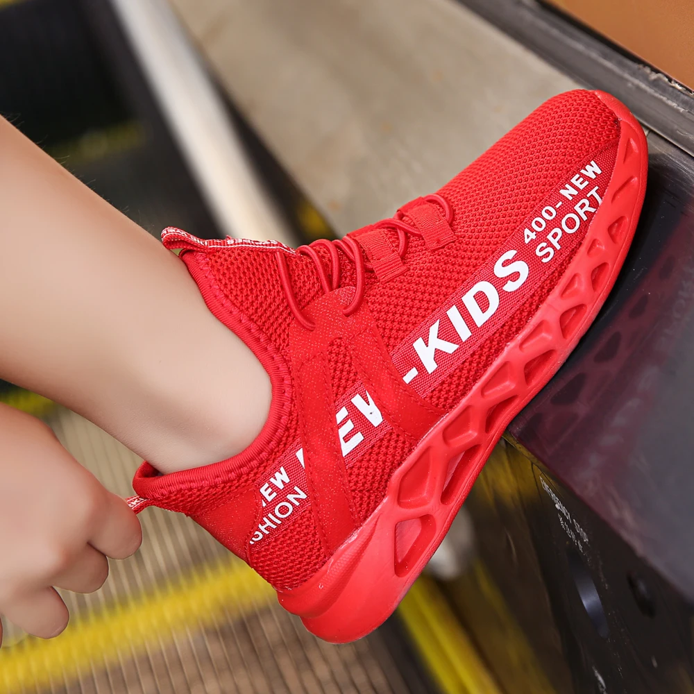 

Kids Sports Shoes Boys Children Athletic Sneakers Mesh Lightweight Running Basketball Tennis School Outdoor Casual Shoes ﻿