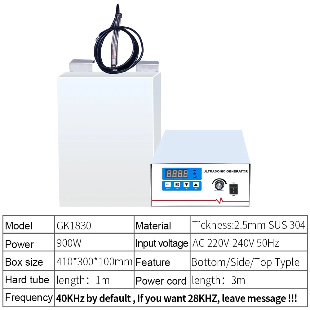 Industrial Ultrasonic Cleaning Machine Immersible Ultrasonic plate Ultrasonic Transducer Vibration Plate