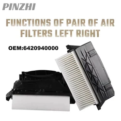 6420940000 Air Filters Left Right 6420942304 6420942404 For Mercedes-Benz C Class S-Class W221 W222 300/350 CDI OM642 6420941204
