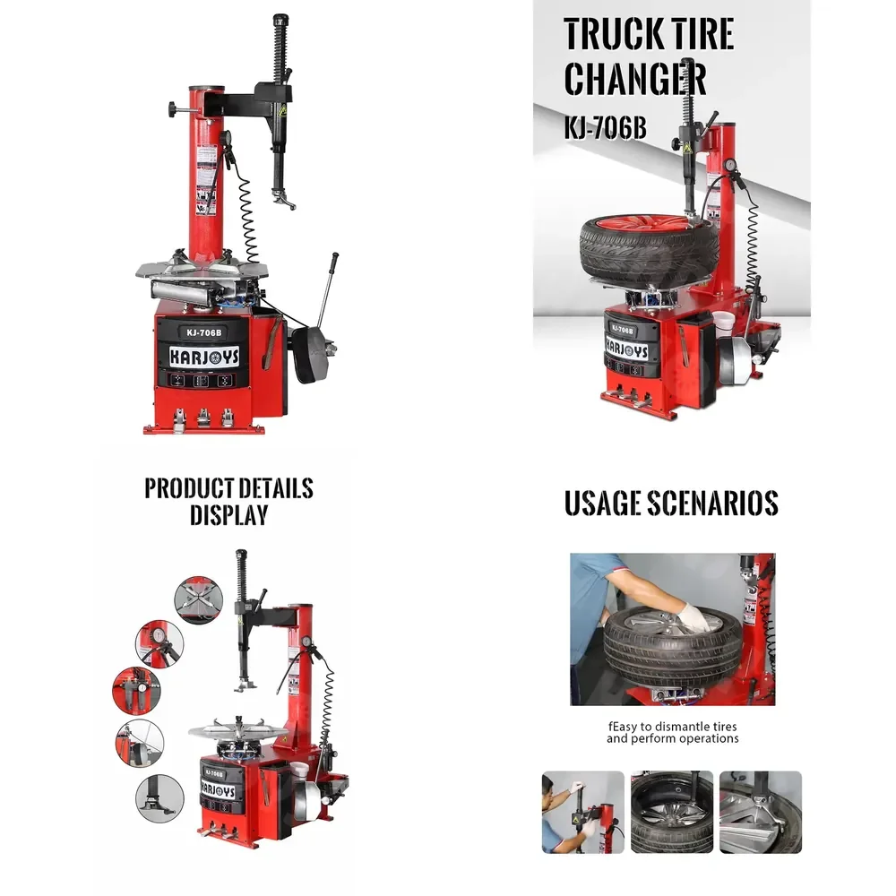 

Manufacturer Direct Sale Automatic Tire Changer From Karjoys Company with 110v 220v 380v