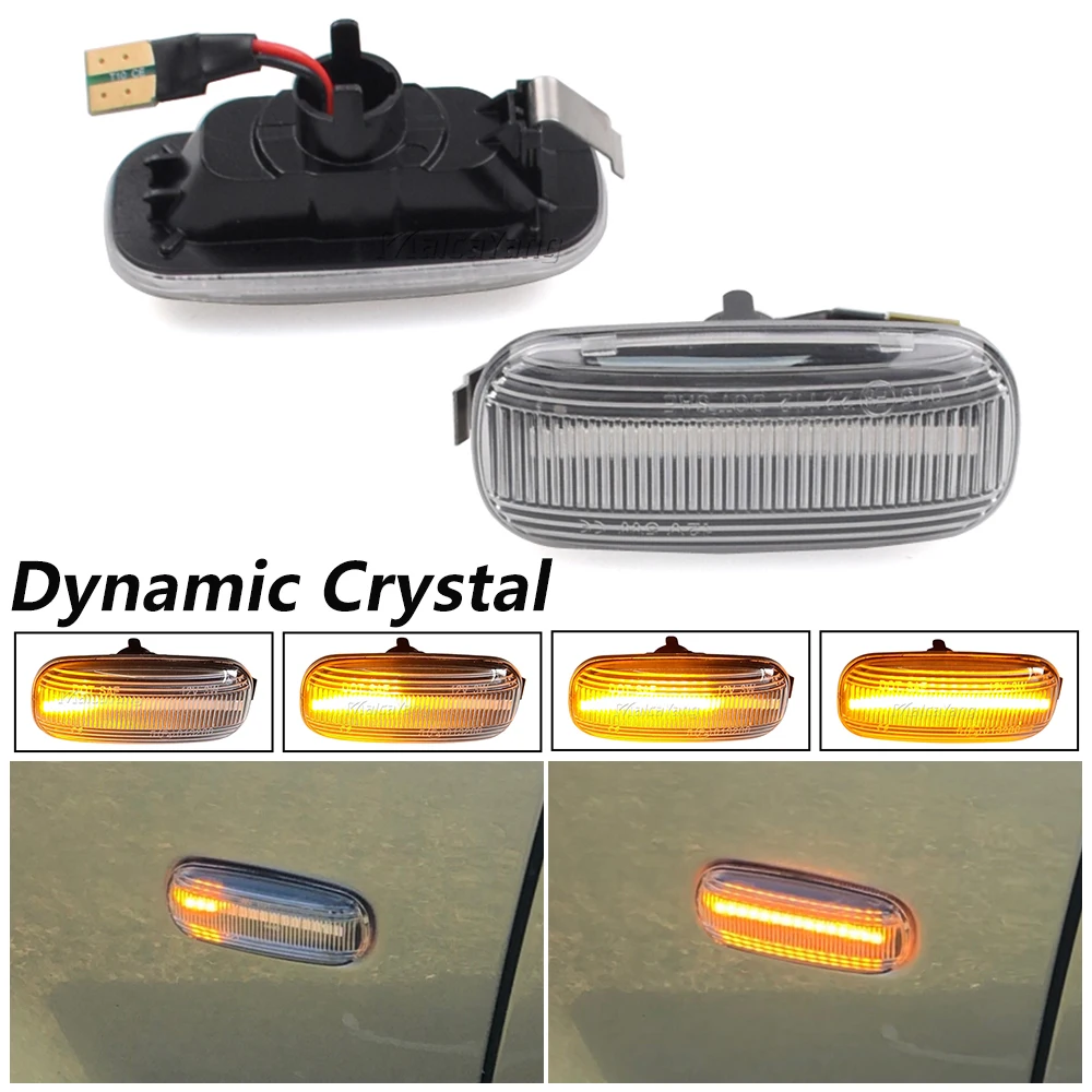 تدفق LED ديناميكية بدوره مصباح إشارة لأودي A3 S3 8P A4 B6 B8 B7 S4 RS4 A6 S6 C5 الجانب ماركر وامض المؤشر