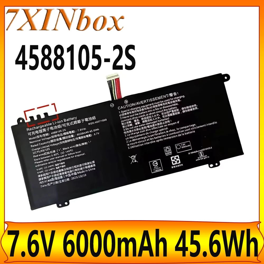 

7XINbox 6000mAh 4588105-2S 4007169 7.6V 45.6Wh laptop battery For Dynabook Satellite PRO C50-H-108 C50-H-103 series