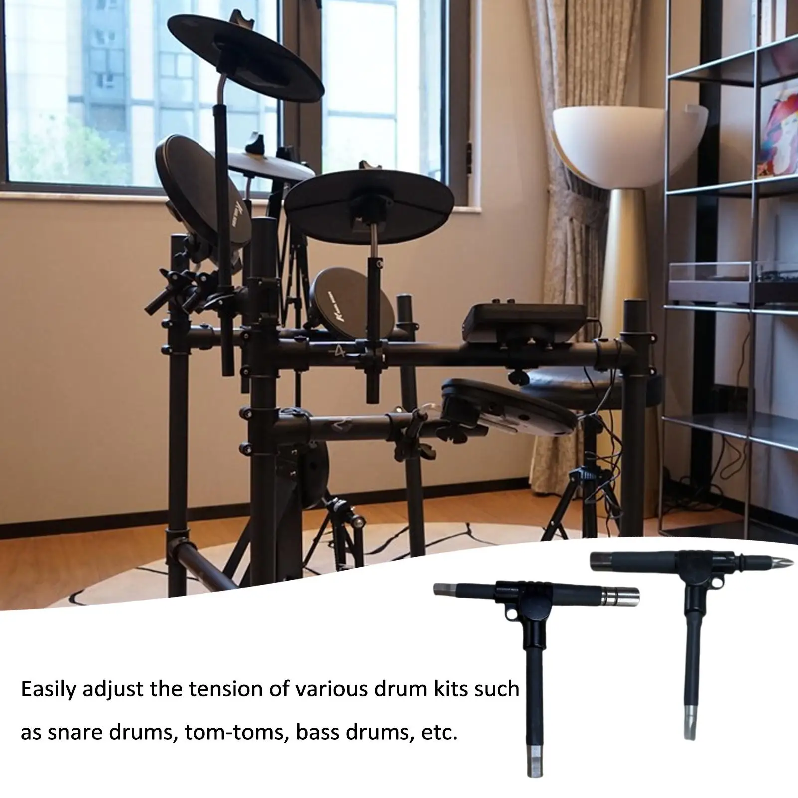 

Ключ для настройки барабана, аксессуар, металл, эргономичное легкое универсальное оборудование диаметром 5 мм.