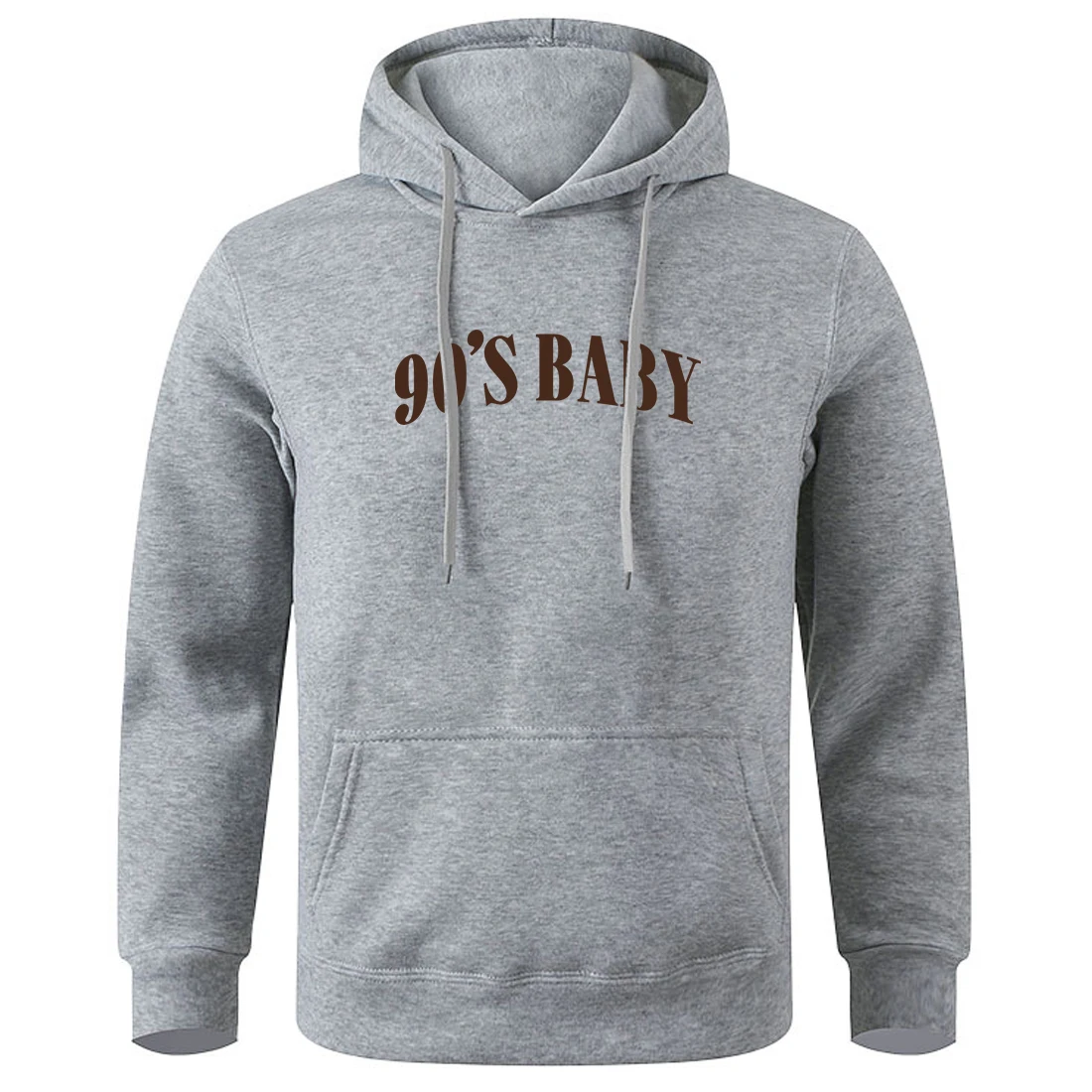 90'S Baby Letter Printed Men'S Sweatshirts O-Neck All Match Hoody Fashion Classic Hoodie Men Soft Breathable Loose Man Tracksuit