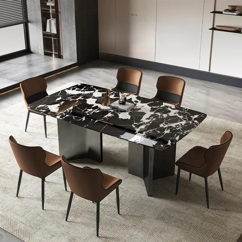 Silla de comedor de cuero plegable moderna para sala de estar, sillas de ordenador, silla de café Castera, Chaises Salle Manger, muebles de cocina