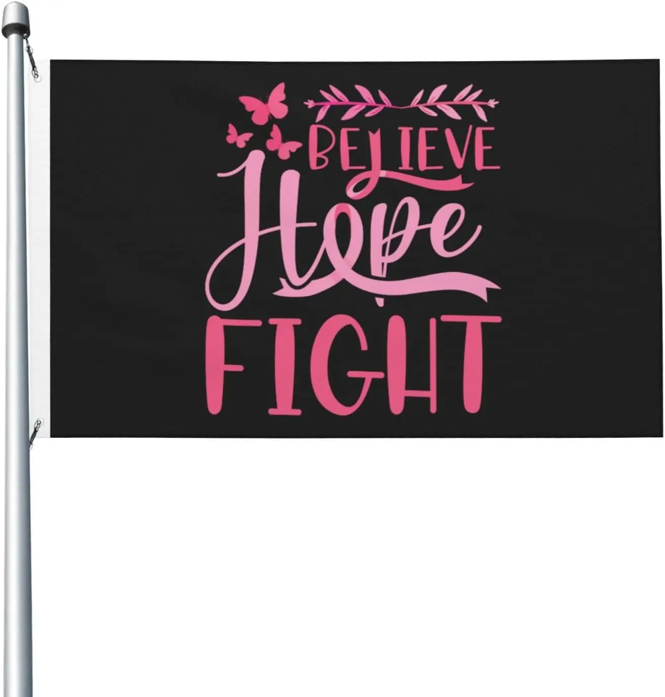 Flagicts 100% Polyester Believe Hope Fight Flag