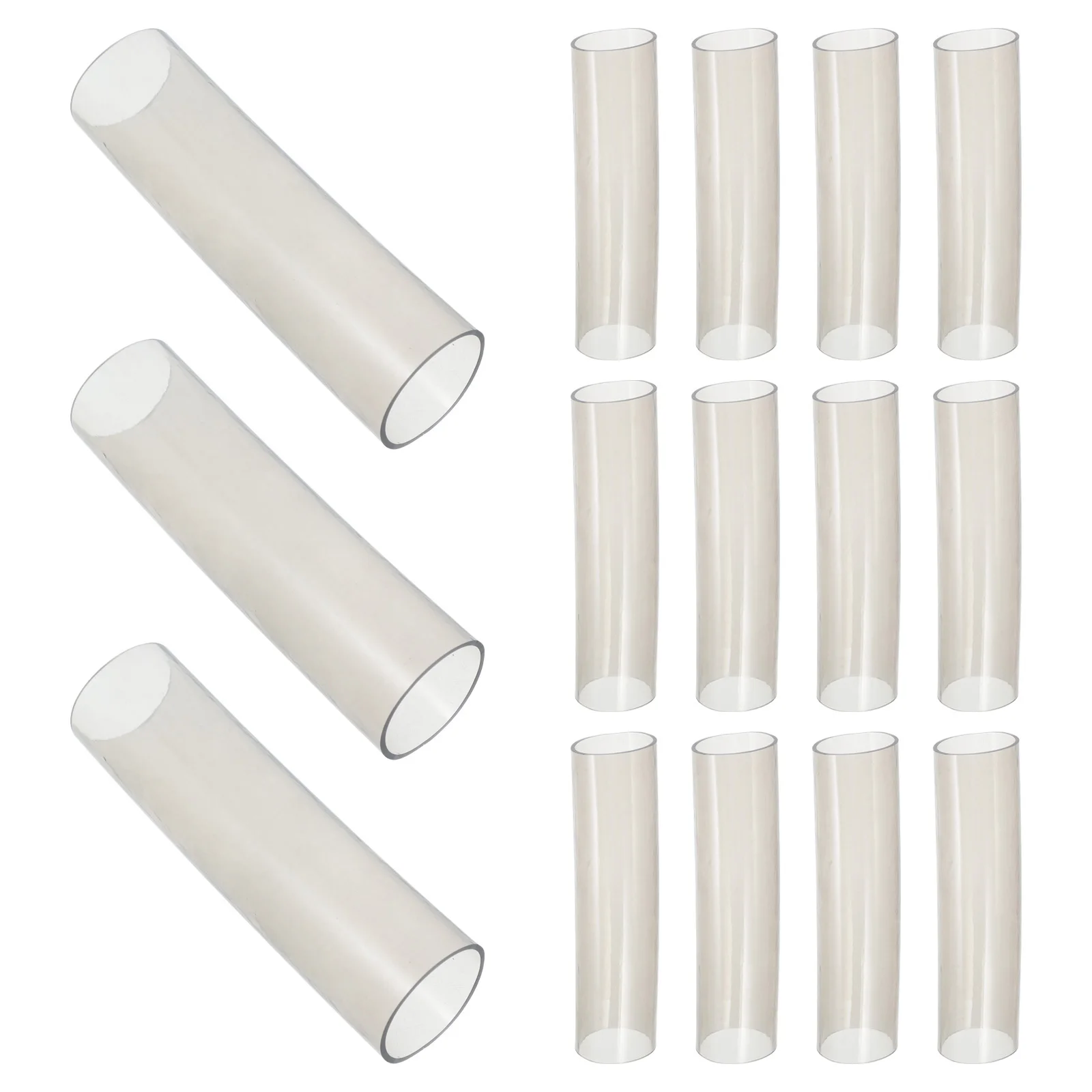 

15Pcs Pool Cover Spring Sleeves PVC Reusable Protective Covers for Swimming Pool Safety Winter Ground Accessories