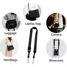 Camera binoculars shoulder strap universal neck strap solid colour simple literary paradigm nylon material adjustable bag strap