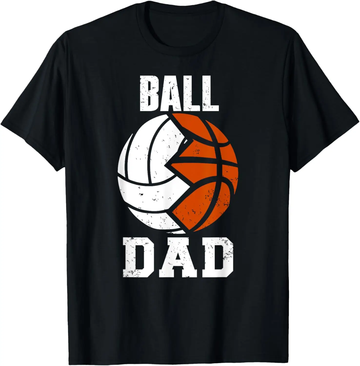 Ball Dad Funny Volleyball Basketball Dad T-Shirt