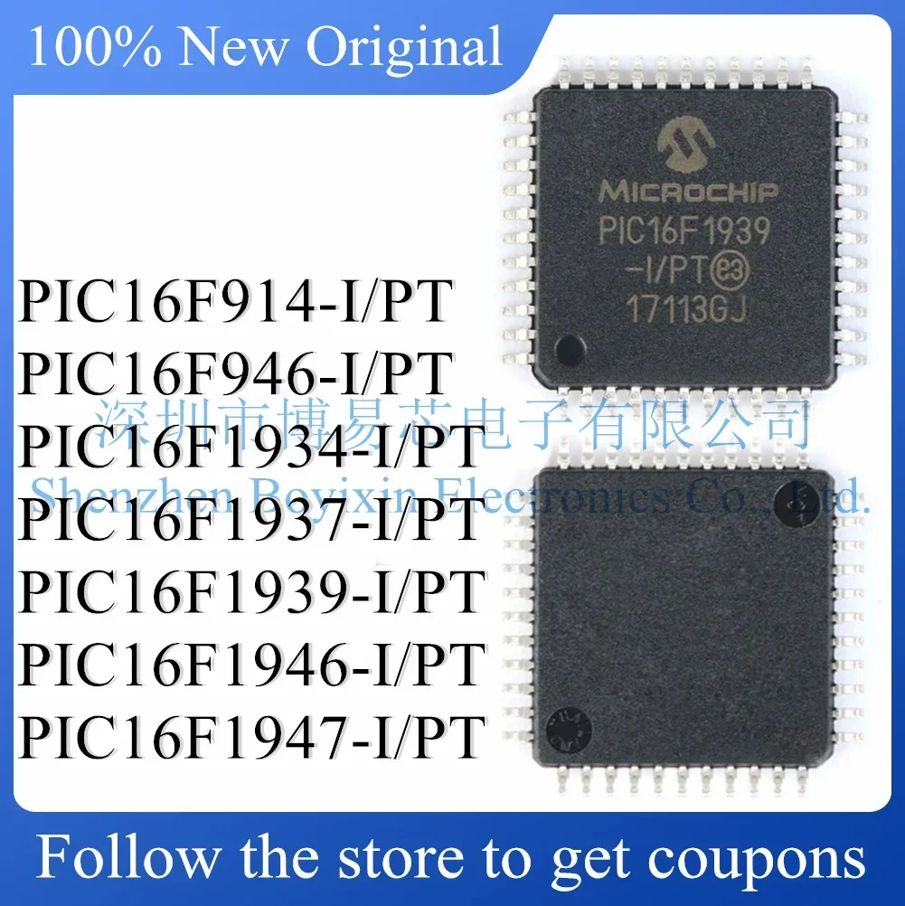 

PIC16F914 PIC16F946 PIC16F1934 PIC16F1937 PIC16F1939 PIC16F1946 PIC16F1947-I/PT Test board
