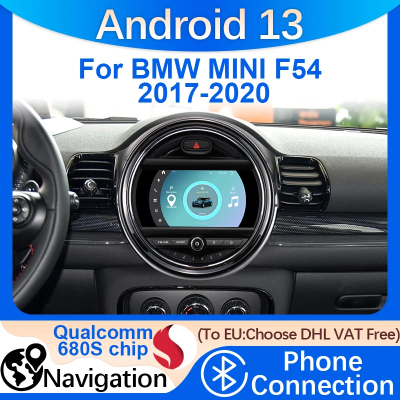 

Qualcomm 680S Android 13 Car Multimedia Player For BMW MINI F54 2017-2020 Navigation GPS Carplay Android auto Radio 4G wifi