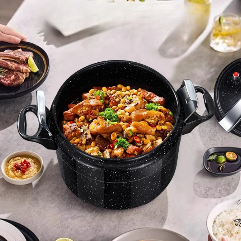 Non-stick Pressure Cookers, Explosion-proof Household Gas Induction Small Pressure Cooker 3 Liters, Large Capacity Rice Cookers