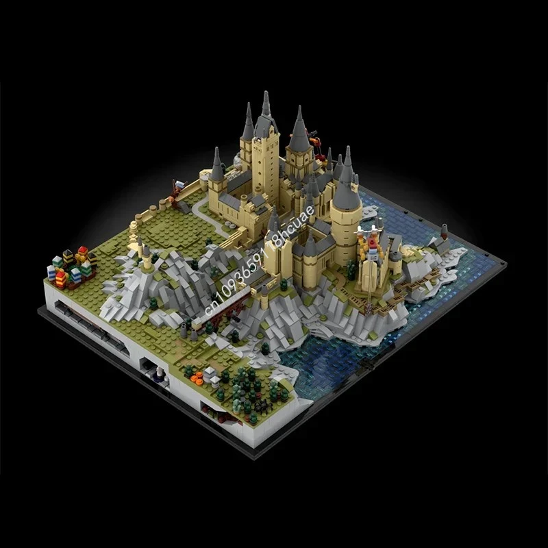 

Medieval Wizarding World Wizard Castle and Grounds Expansion Packs Moc Building Block Models Adult Birthday Christmas Gift Toys