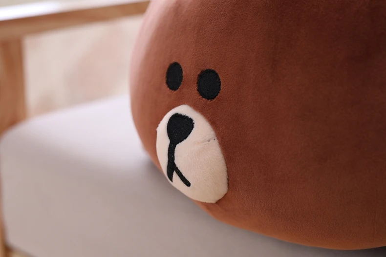 Line Friends Brown Bear Connie Rabbit Sally Doll Plush Toy Kawaii Room Decoration Line Friends Brown Bear Plush Toy Girl Gift