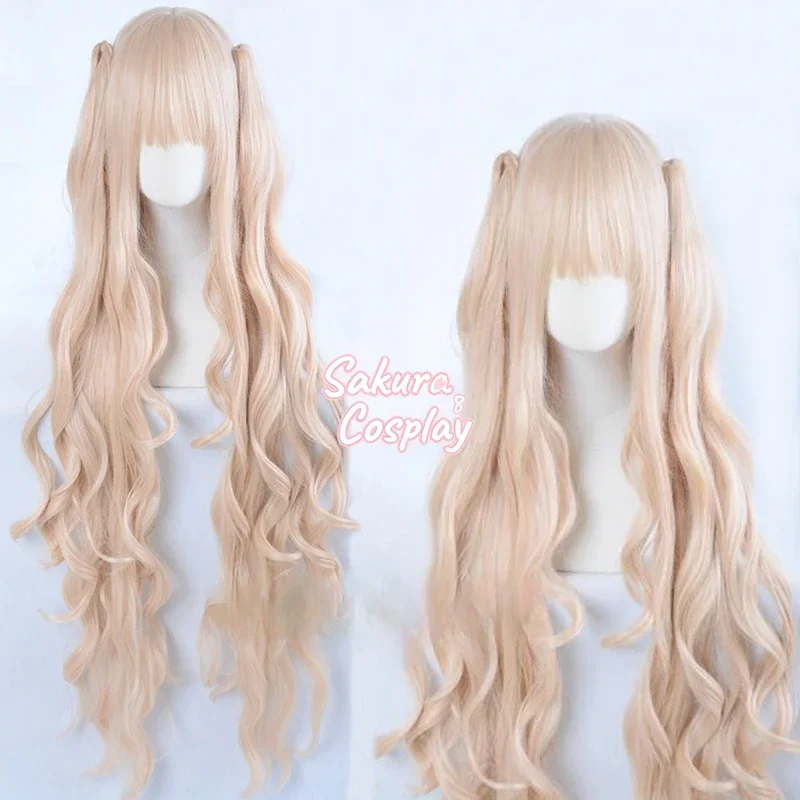 Anime Rozen Maiden Kirakishou Cosplay Wig Long Curly Ponytails Heat Resistant Synthetic Wigs for Halloween Costume Role Play