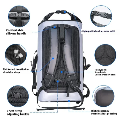 Imagen 2 del producto Mochila impermeable vendedora caliente para senderismo al aire libre, camping, montañismo, camping, mochila impermeable tanto para los hombros