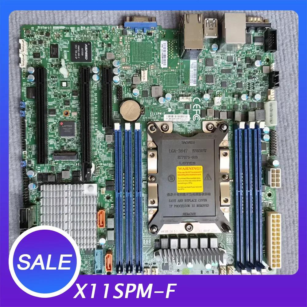 For super-mico LGA3647 single channels server motherboard X11SPM-F