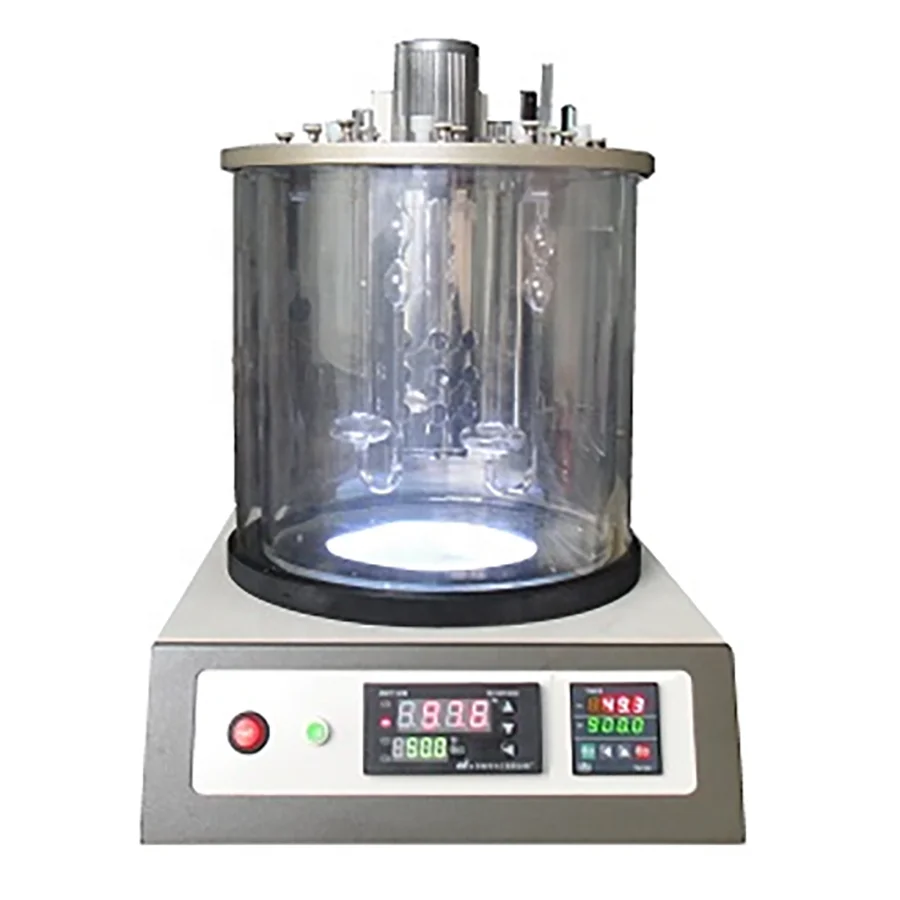 GB265-88, GB1814, ASTM D445 Kinematic Viscosity Tesing Equipment Precise Digital Temperature Controller Viscosity Meter TPV-8