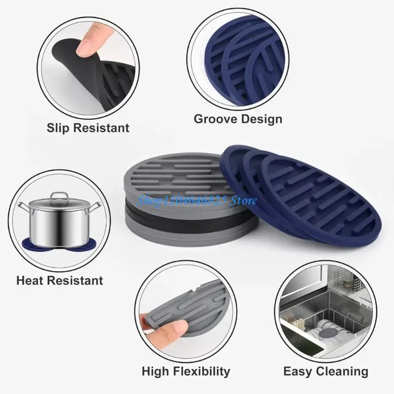 

Nonslip Waved Pattern Beverage Heat Resistant Silicone Cup Protectors