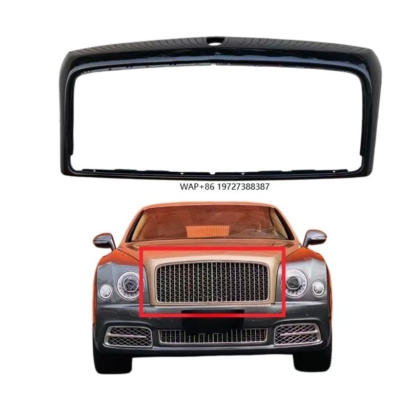 For 2018-2024 dismantled parts Front Bumper Radiator Grille Outer Frame Cover for Retrofit/Upgrade
