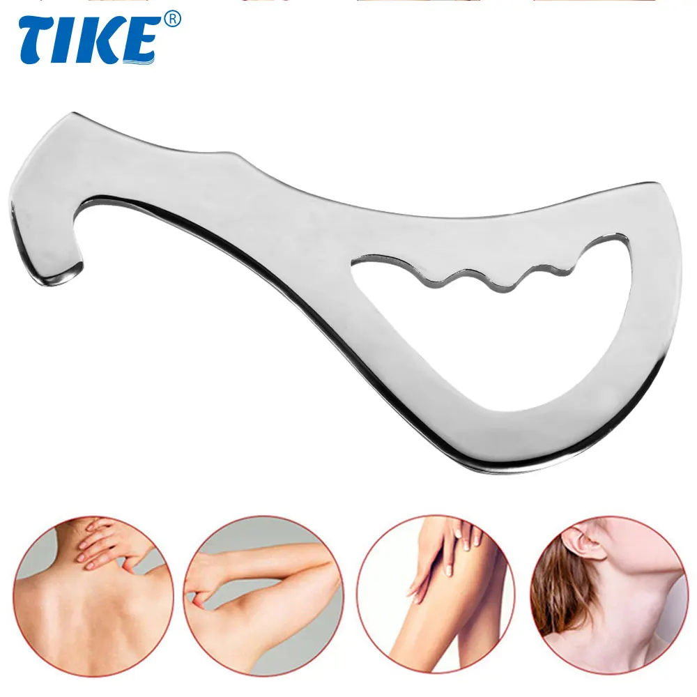 Stainless Steel Gua Sha Scraping Massage Tool - IASTM Tools Great Soft Tissue Mobilization Tool, Used for Back, Leg,Arm,Shoulder