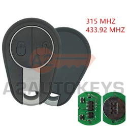 A2AUTOKEYS For Volvo Evro 5 VNL VNM FM FH VN FL Euro 5 Truck 315/433.92 MHZ 2 Buttons Replacement Car Smart Key