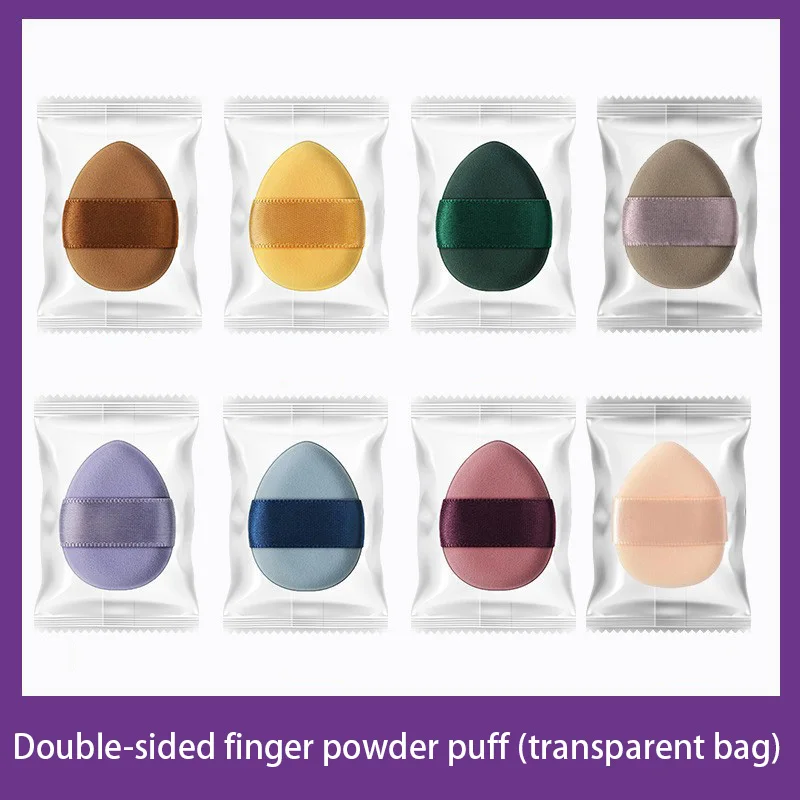 Mini fond de teint bouffant pour les doigts, petit coussin d'air, éponge en poudre, correcteur pour le visage, BB crème, applicateur cosmétique, outils de maquillage, 1/7/8 pièces
