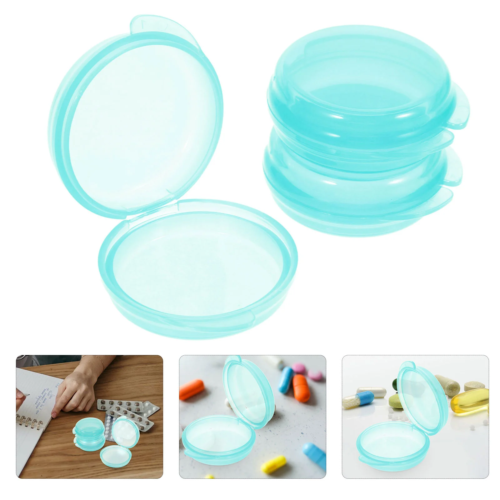 3 Times A Day Pill Box Travel Holder Storage Organizer Case Small Medicine Container Plastic Wallet Purse