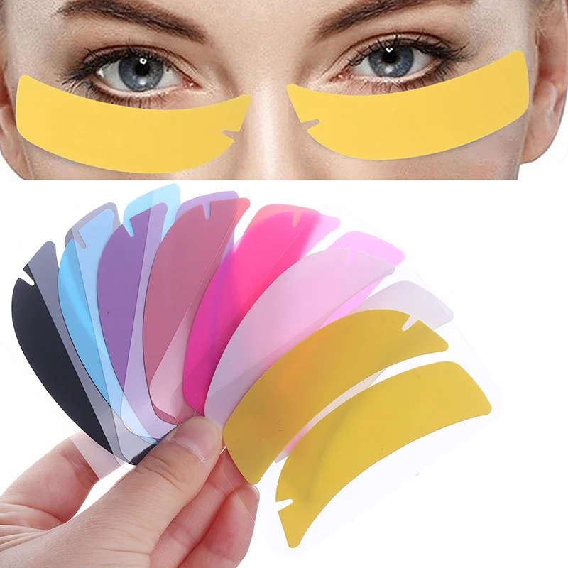 1Pair Eyelash Perm Silicone Eye Pads Eyelash Lash Lifting Curler Patch Tools Under Eye Patches Silicone Reusable Eye Pad