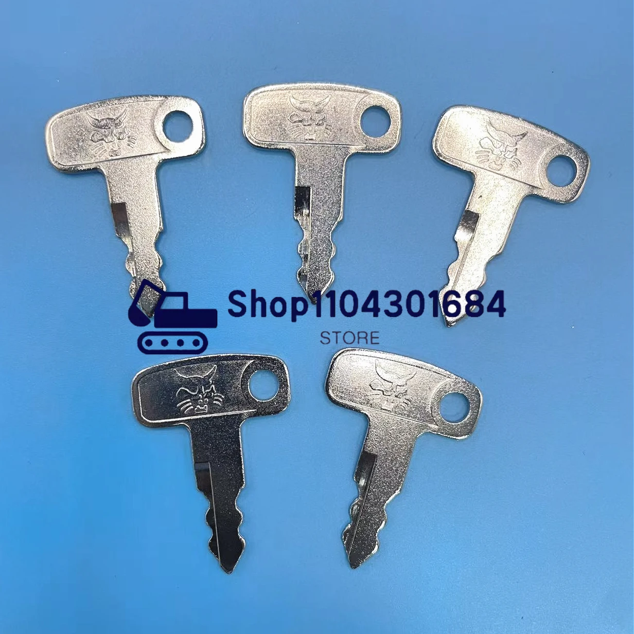 2/5/10pcs Ignition Start Starter Key 7427397 for Kioti Bobcat Tractor Fit CT1021 CT1025 CT2025 CT2025H CT2023 CT2035H CT2040