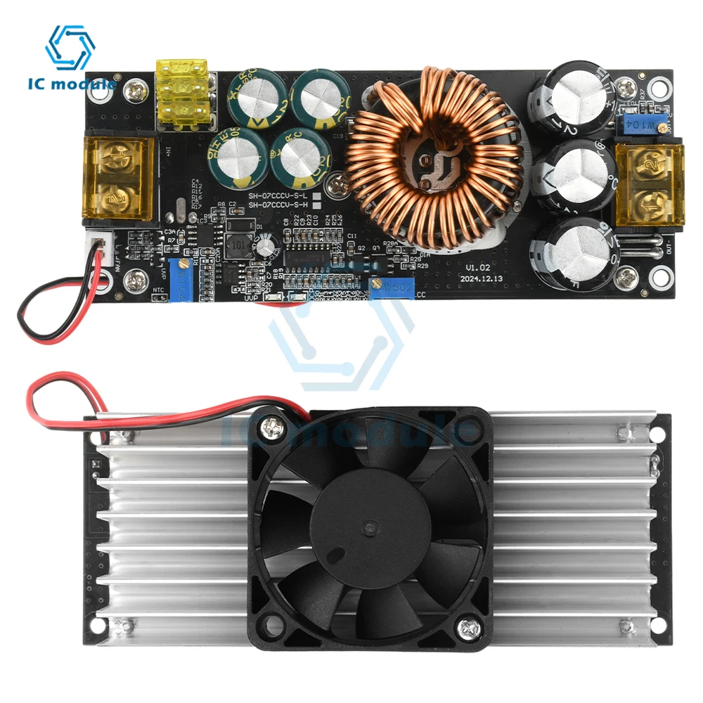 1800W 40A 1200W 20A DC-DC Boost Converter Step Up Power Supply Module Adjustable Voltage Converter