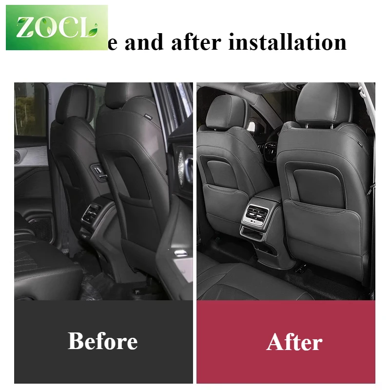 NewFor Chery Tiggo 8 PRO 2022-2025 Seat Anti-kick Pad Rear Anti-dirty Pad Anti-scratch interior Modification Special Accessories