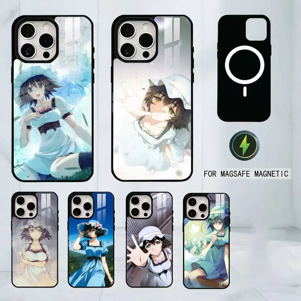 

Shiina Mayuri Phone Case For iPhone17,16,15,14,13,12,11 Plus,Pro Magnetic For Magsafe Wireless Charging