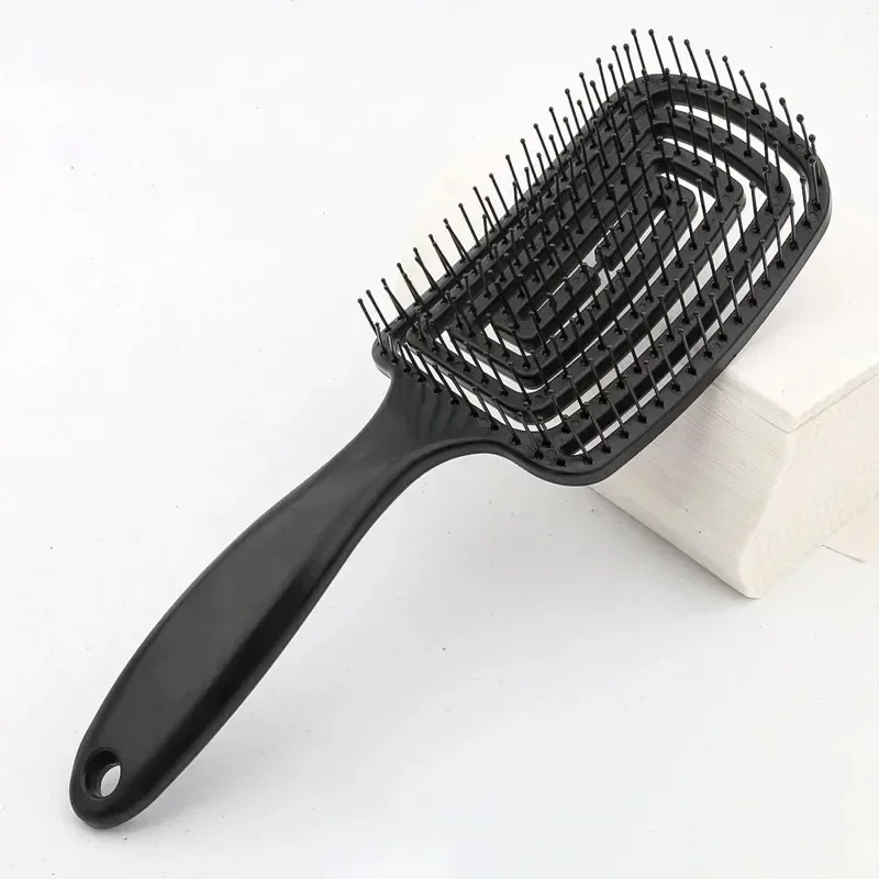 1pcs Massage Combs Salon Wet Hair Brush Women's Hairdressing Styling Hairdressing Tools Anti static Exfoliating Combs view 2