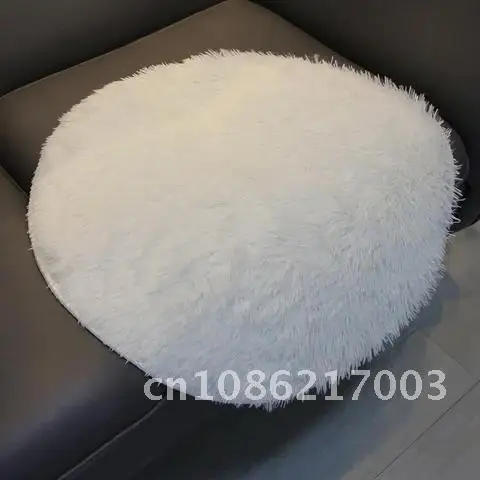 

Soft Circular Carpets for Living Room Decoration Faux Fur Rugs Kids Room Long Plush Rugs for Bedroom Shaggy Area Rug Contempora