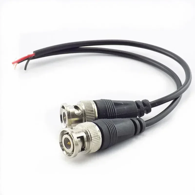 Bnc Mannelijke Connector Naar Vrouwelijke Adapter Dc Power Pigtail Kabel Lijn Bnc Connectoren Draad Voor Cctv Camera Beveiligingstransmissie