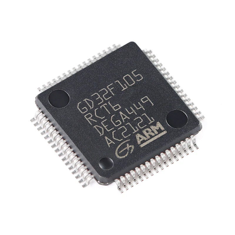 Free shipping  GD32F105RCT6 LQFP-64 ARM Cortex-M3 32-MCU     10PCS