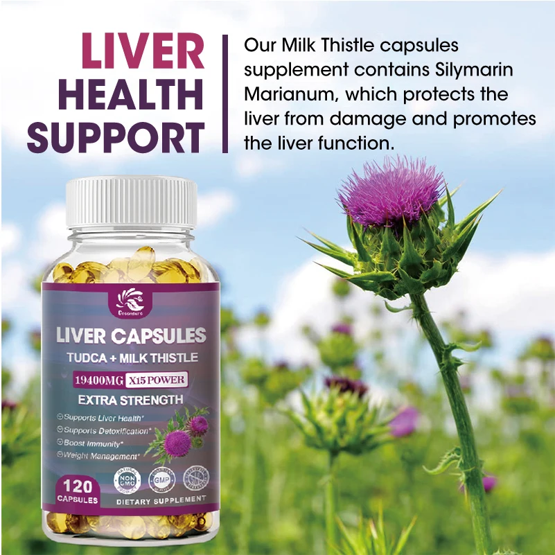 Fatty Liver Cleanse & Liver Detox Supplement - With Artichoke, Milk Thistle & Dandelion for Men & Women for Liver Support