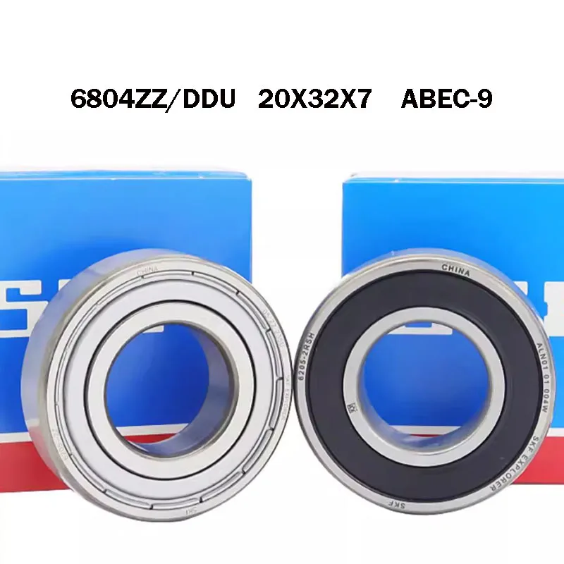 

5PCS Sweden skf bearings 6804 61804 ZZ -2Z DDU LLB 20*32*7mm ABEC-9 6804ZZ Original Imported High Precision ball bearings