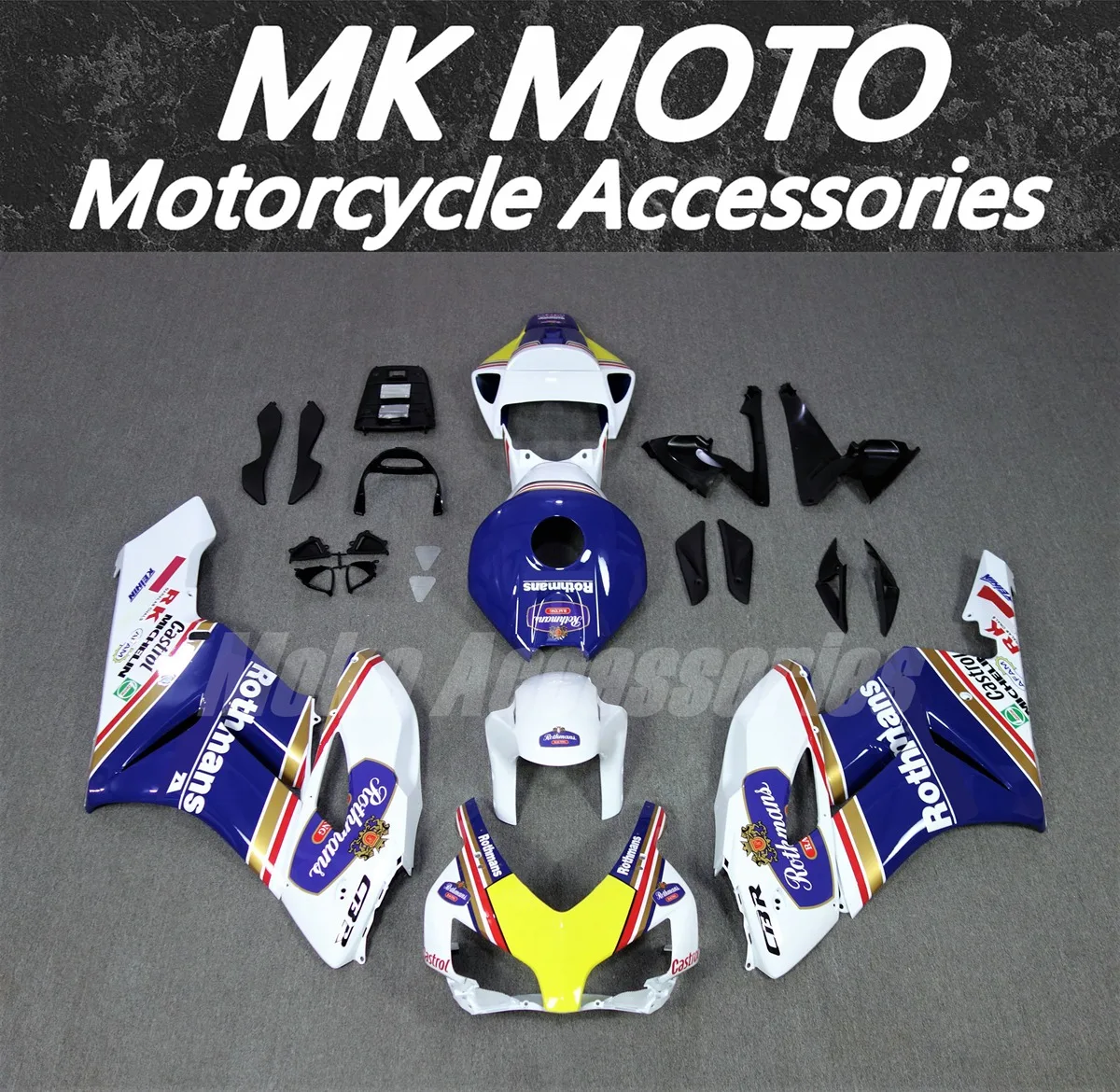 

Moke moto Motorcycle Bodywork Set For Cbr1000rr 2004-2005 Fairings Kit Fit New High Quality ABS Injection Red White Yellow Blue