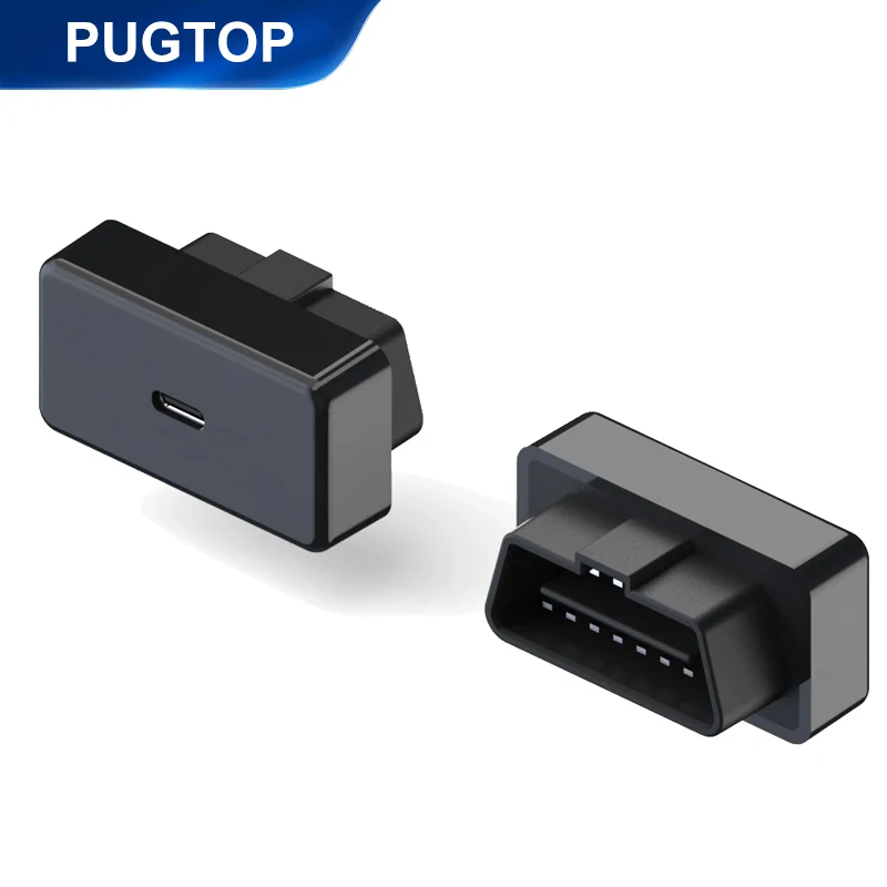 Suitable for Tesla Car Obd Charger Type C Output Pd30W, Suitable for Xiaomi Huawei Fast Charging, Compatible with Qc2.3/3.0/4.0