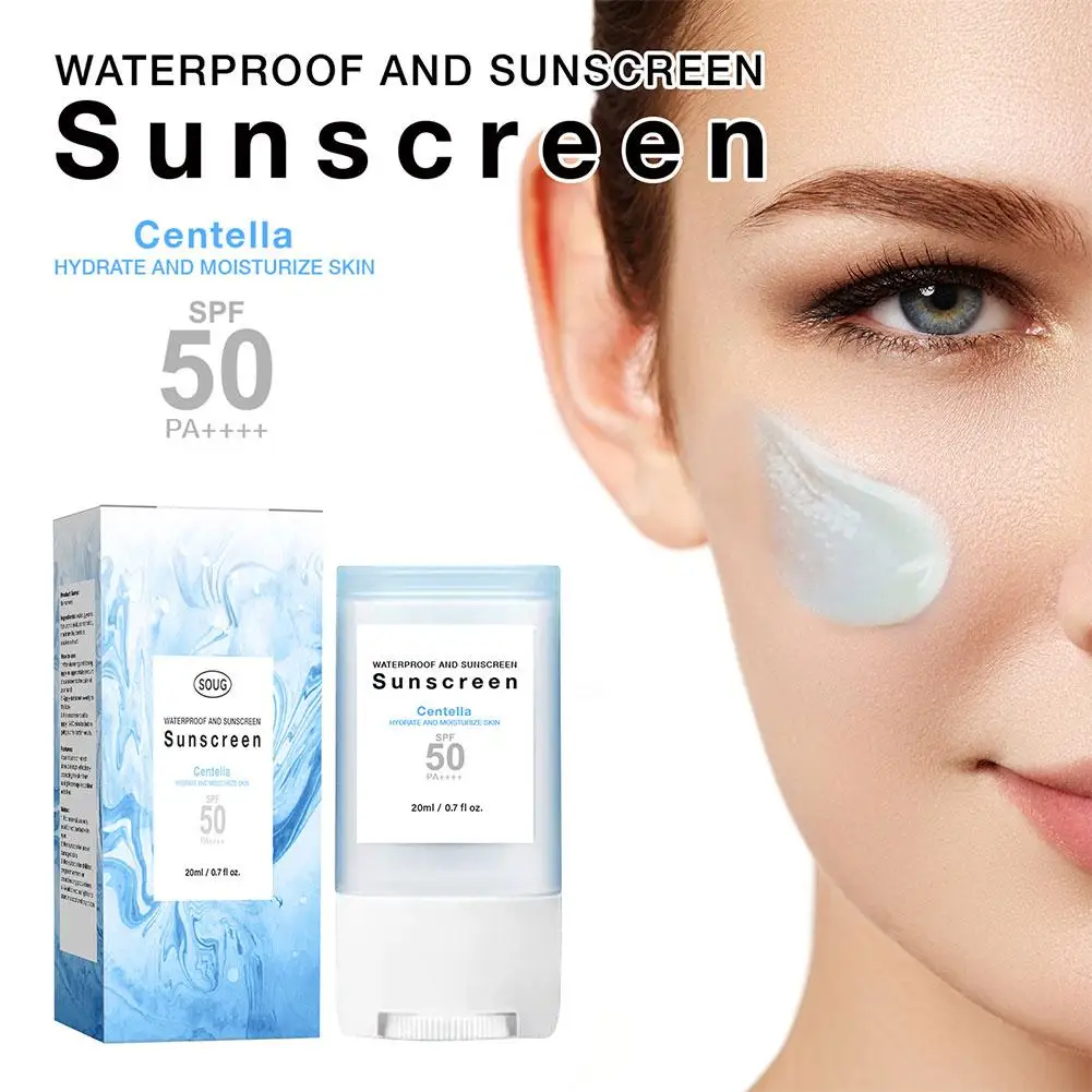 

Facial Sunscreen Cream Stick SPF 50+ UV Protective Anti Oxidant Sun Block Isolation Cream For Body Skin Care Cosmetics L9R7