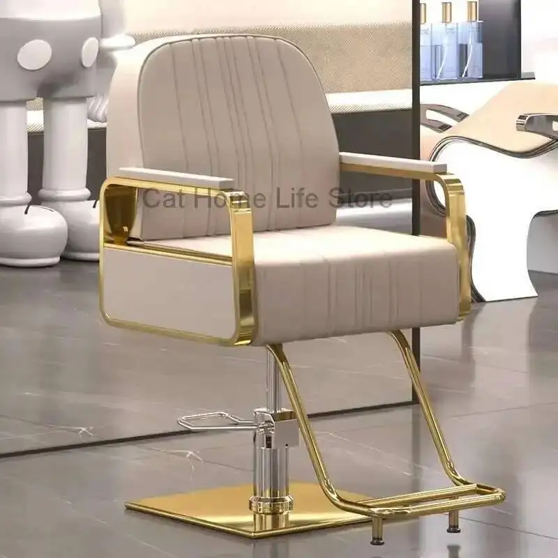 

Stylist Vintage Chairs Salon Hair Tilted Chair Professional Massage 2024 Spa Professionals Multifunctional Beauty Hairdresser