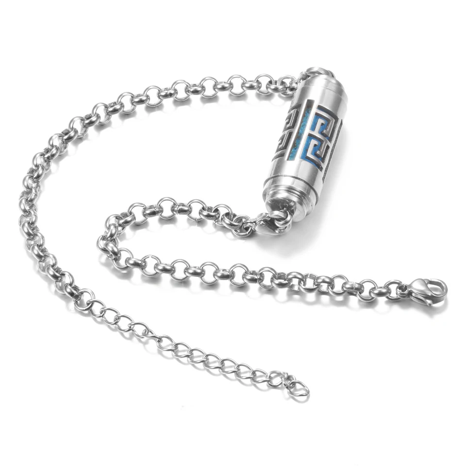 2024 أنماط جديدة سوار الفولاذ المقاوم للصدأ الروائح قلادة قابل للتعديل زيت طبيعي الناشر امرأة العطور المناجد مجوهرات #5