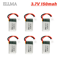 3.7V 150mAh Drone Battery XH2.54 Plug RC Rechargeable Lipo Battery for H20 U839 S8 M67 YD927 JJRC H36 E010 E010C