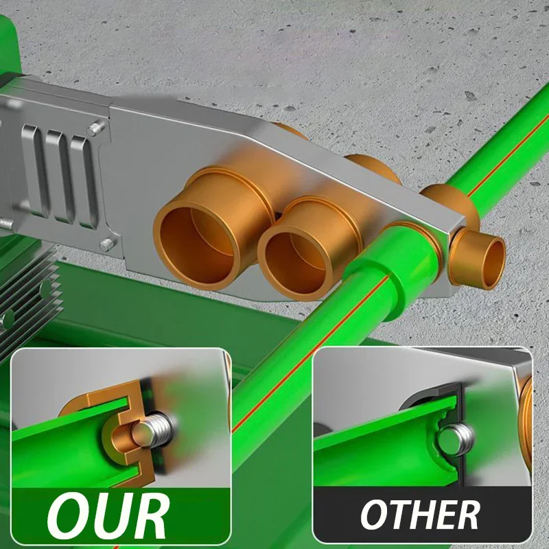Plastic Welding Machine PPR Water Pipe Heat Fusion Machine Digital Display Welders Set Mini Portable Welding Tools Household