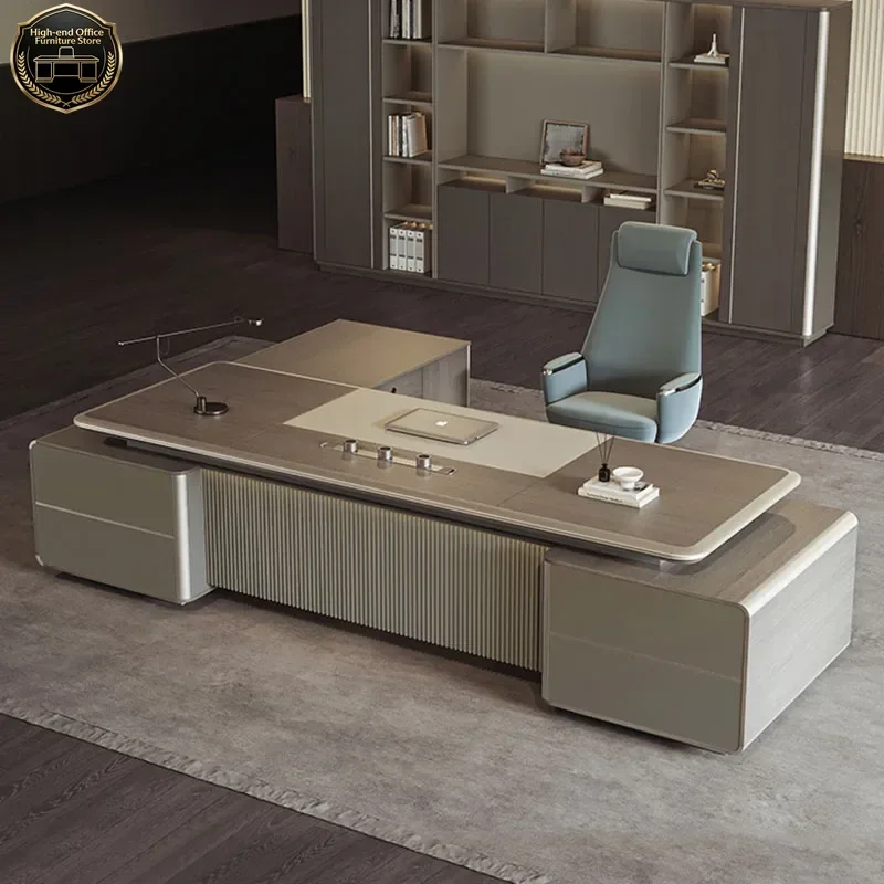Boss Gaming L Table Home Office Gamer Nail Tech Work Adjustable Table Extender Gadgets Table Ordinateur Desk Setup Accessories