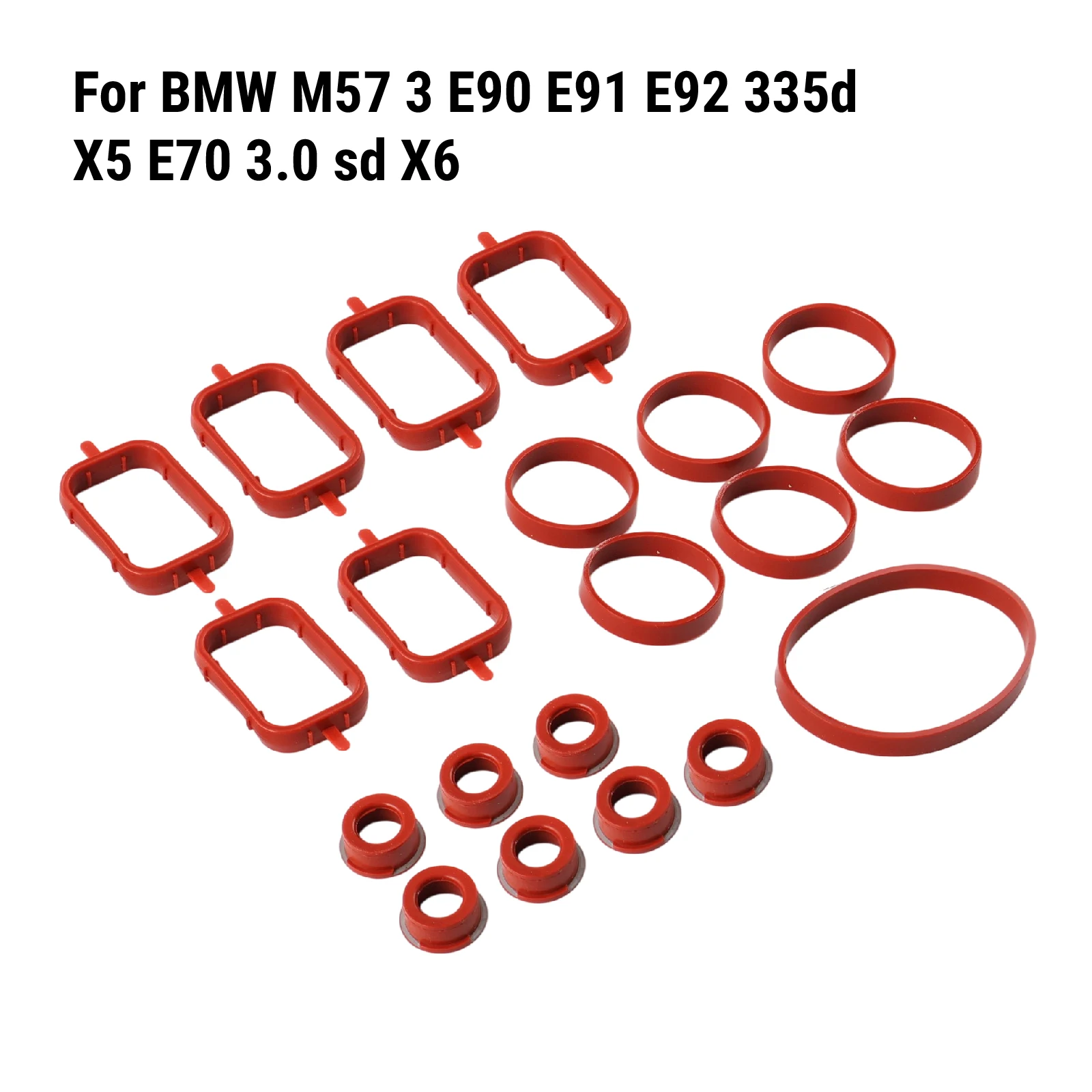 Gasket Kits for BMW N52 N54 N55 M57 Intake Manifold OE 11617800585 Compatible with 325i 330i 335i 525i 530i X3 X5 3.0L view 2