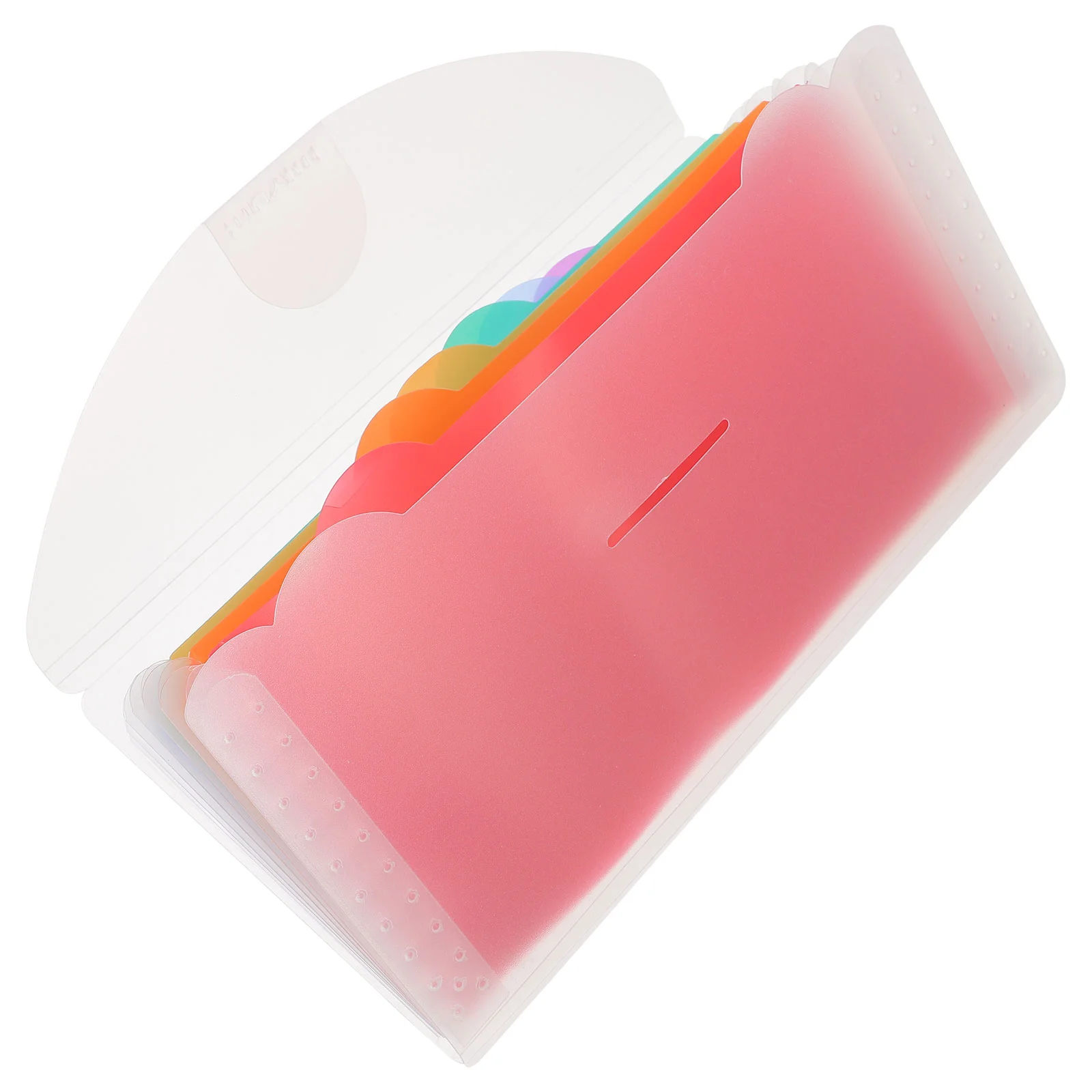 2 Pcs Bill Accordion Bag File Holder Organizer Paper Receipt Office Document Small Multi-layer Expanding Folder