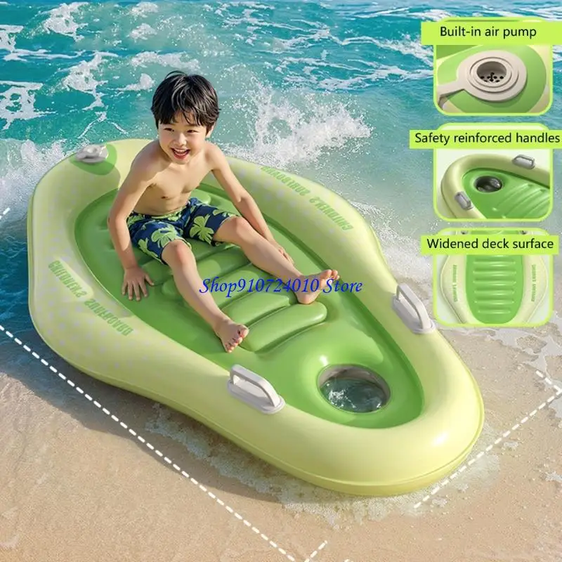 77hd Presiona prensa PRESIÓN Padena agua inflable Non Slip Gips Accesorio natación portátil